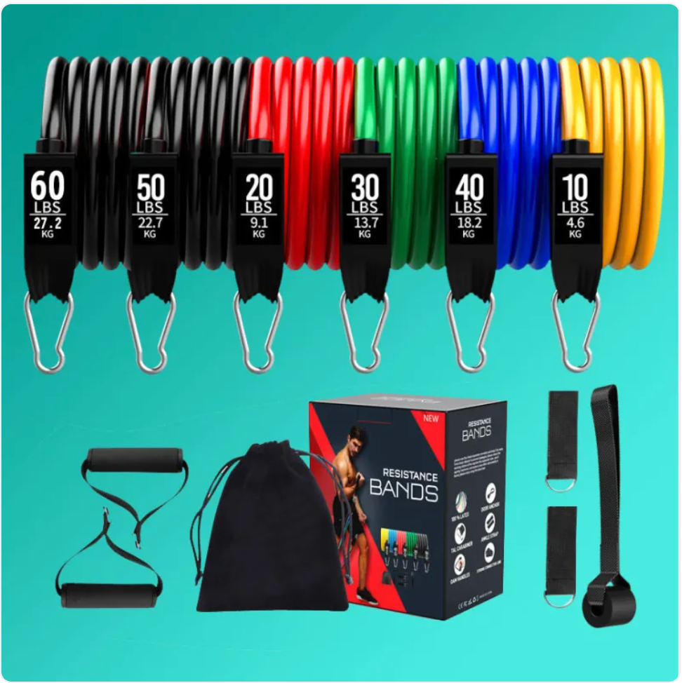 Latex Resistance Bands for Yoga & Stretch Training