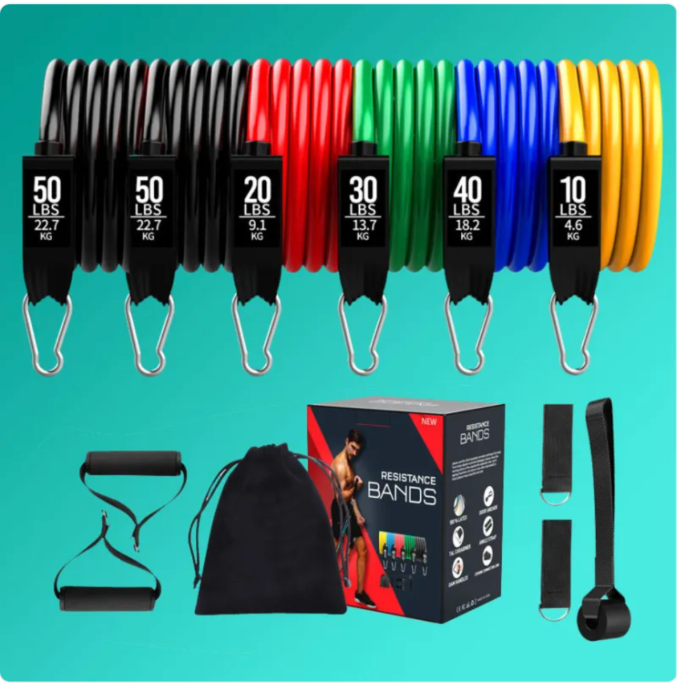 Latex Resistance Bands for Yoga & Stretch Training